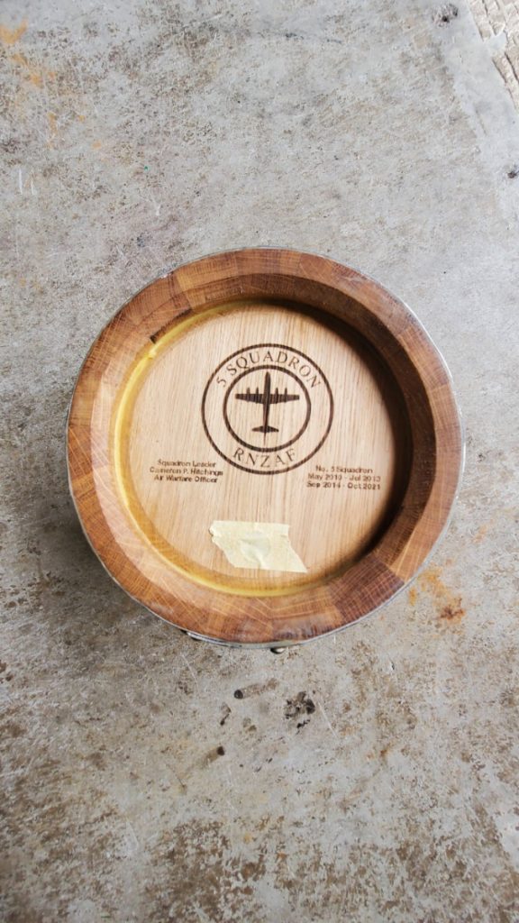 Personalize your barrel with Laser signage. Barry's Barrels