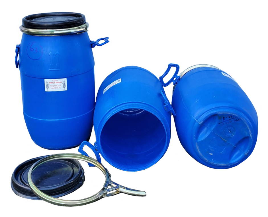 SMALL PLASTIC BARREL 35 LITRES Barry's Barrels